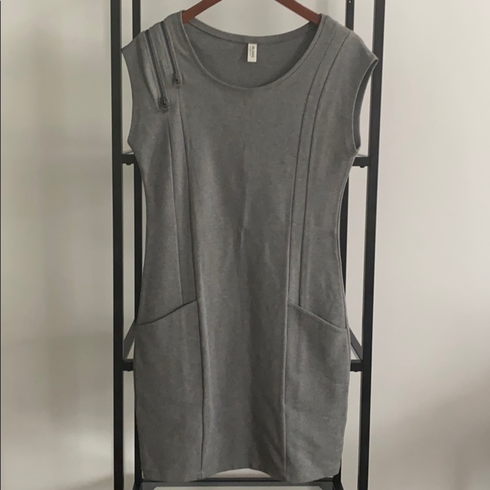 Esprit De Corp Dress with Zipper Detail